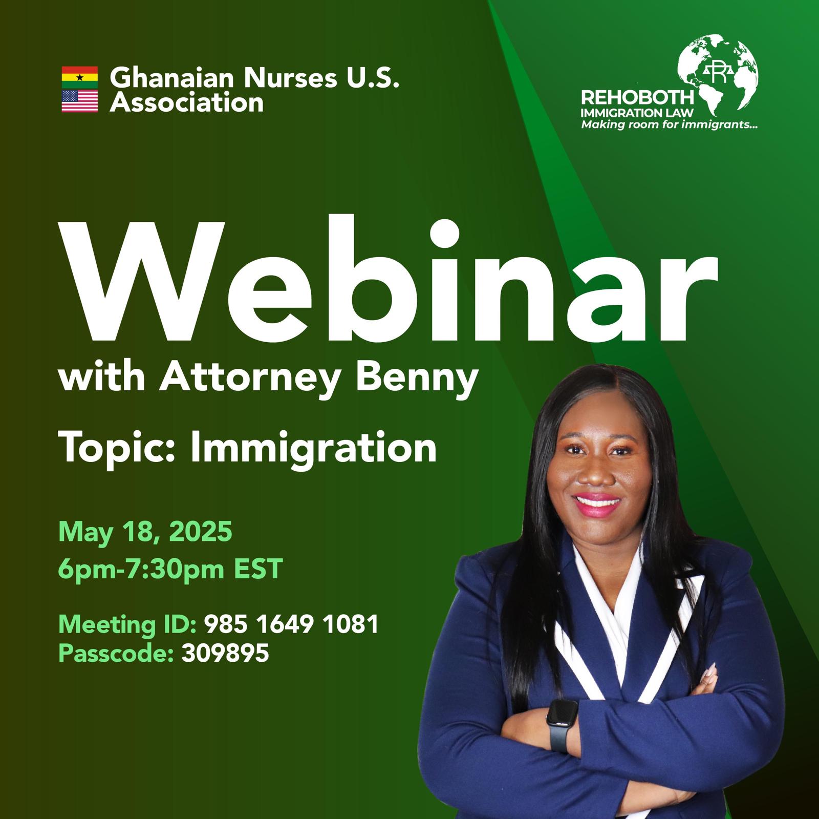 Webinar with Attorney Brenny: Immigration